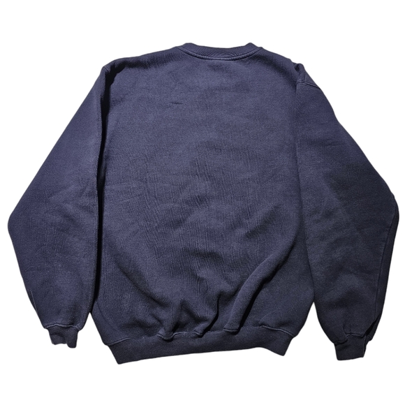 Disneyland Resort Crewneck Sweatshirt Men’s Small Embroidered Navy Pullover - Picture 2 of 6